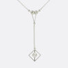 Art Deco Diamond Drop Necklace