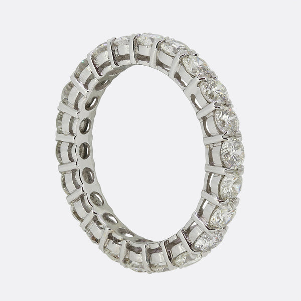 1.76 Carat Diamond Full Eternity Ring Size I 1/2