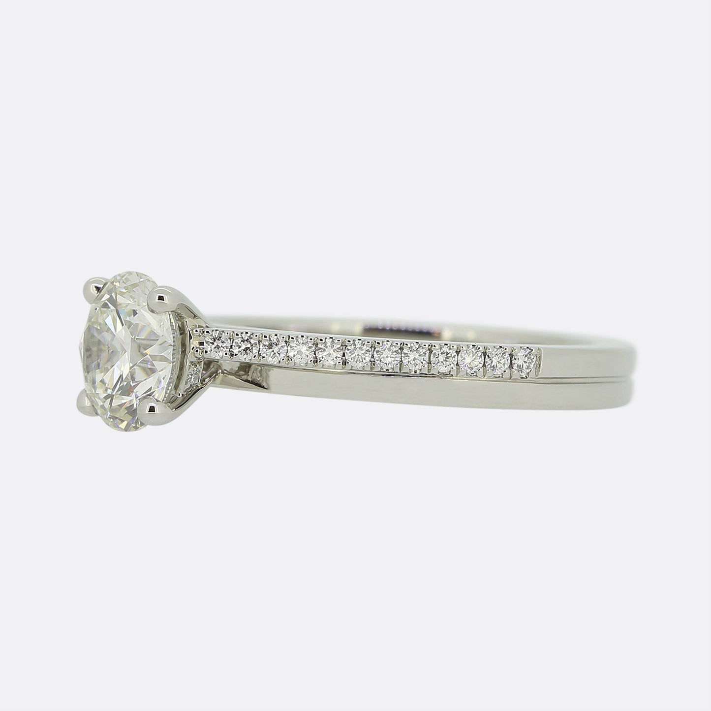 De Beers 1.04 Carat Diamond Promise Solitaire Ring