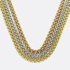 Fope Tricolour Three-Row Necklace