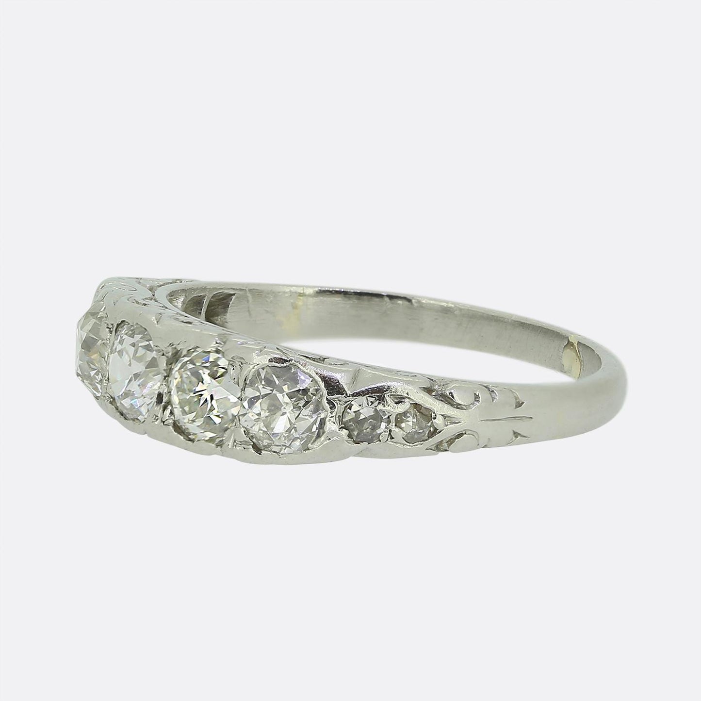 Victorian Five-Stone Diamond Ring