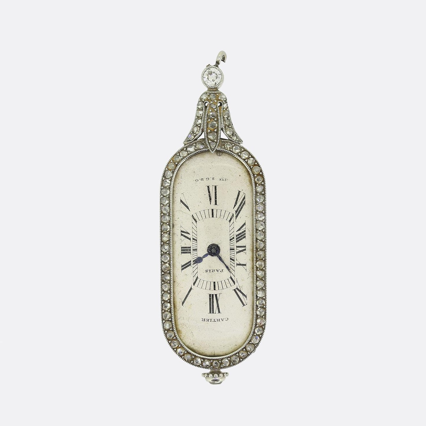 Cartier Art Deco Watch Fob Pendant