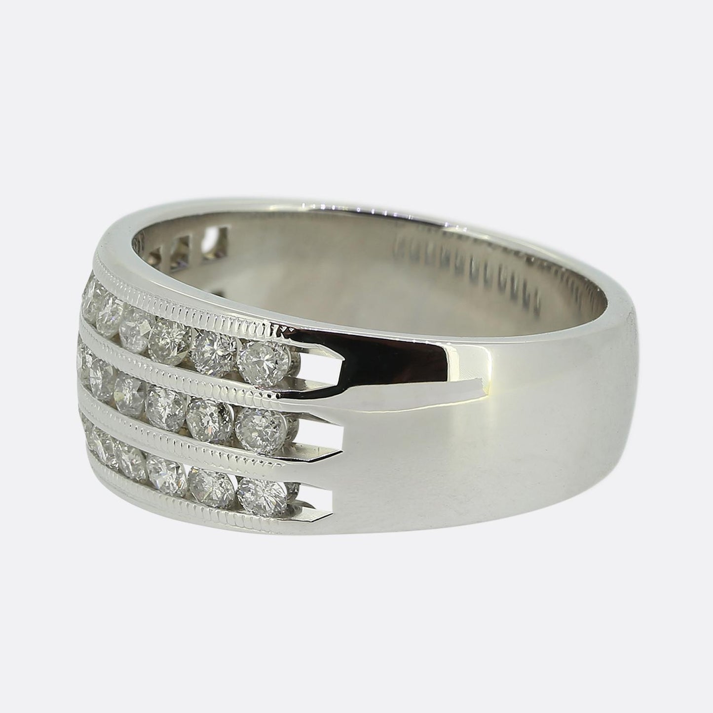 1.00 Carat Triple Layered Diamond Ring