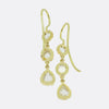 Vintage Rose Cut Diamond Drop Earrings