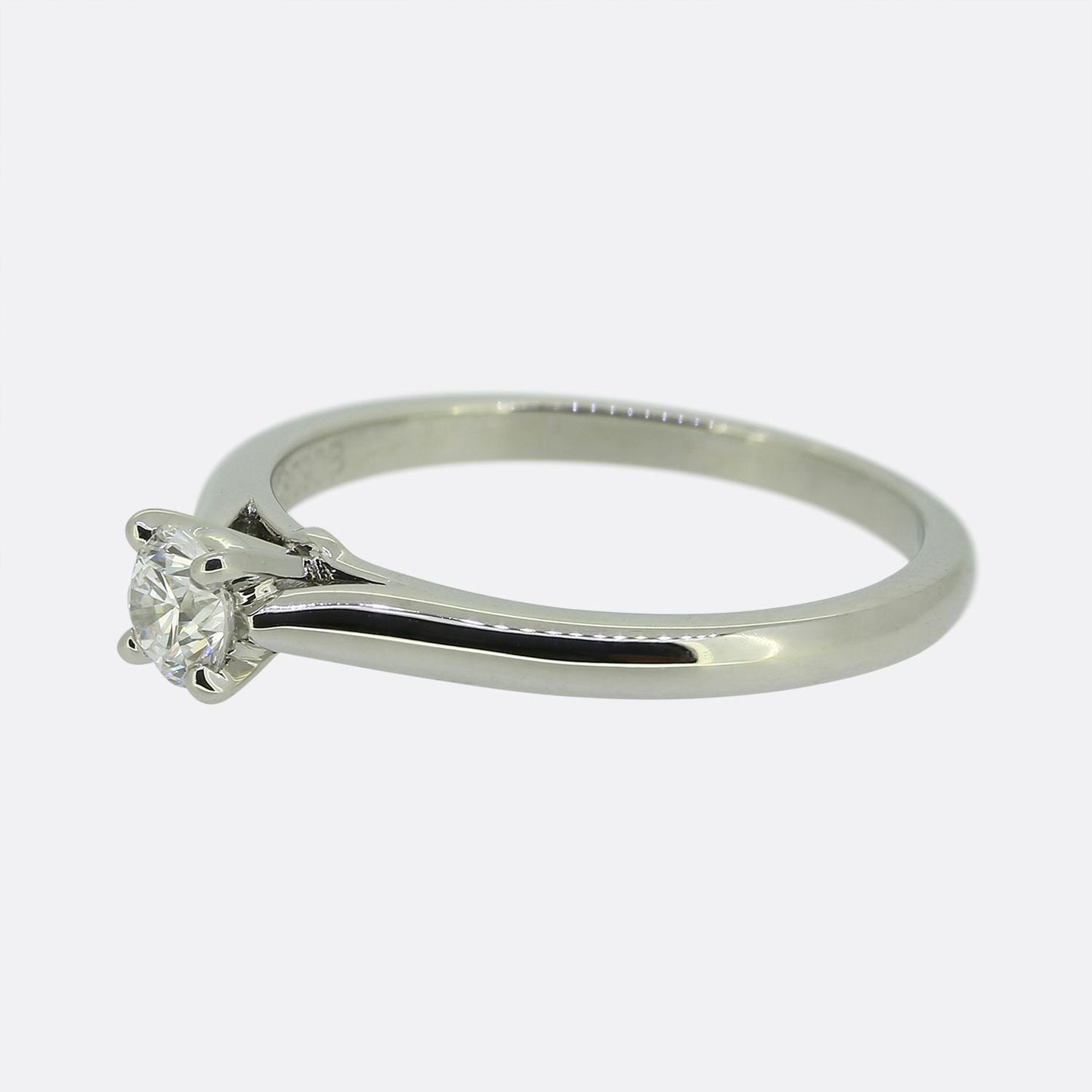 Cartier 0.20 Carat Diamond Solitaire Ring