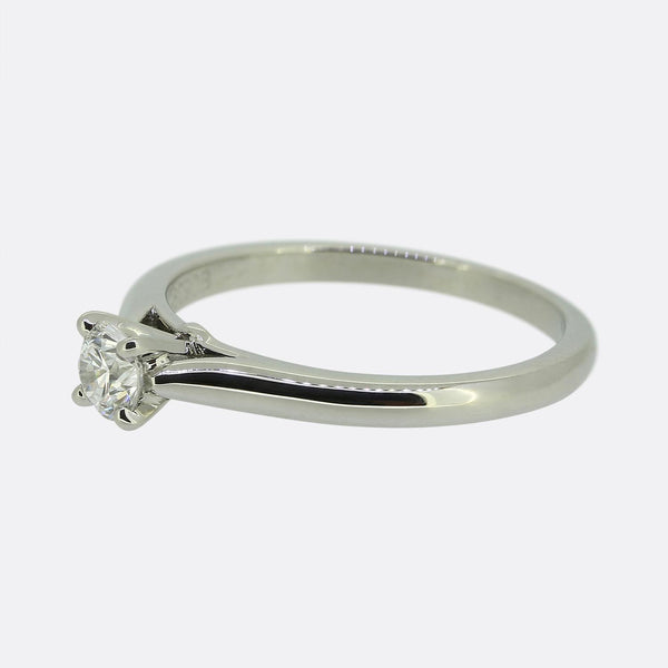 Cartier 0.20 Carat Diamond Solitaire Ring