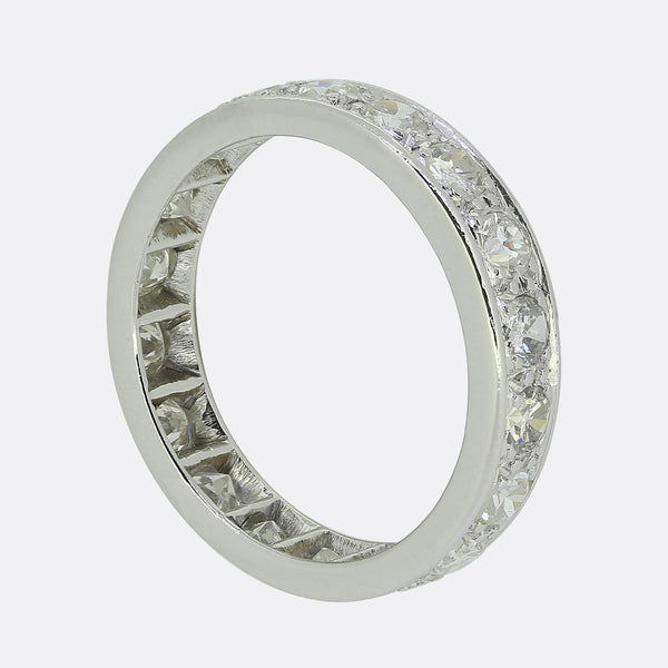 Antique Diamond Full-Eternity Ring Size O (55)