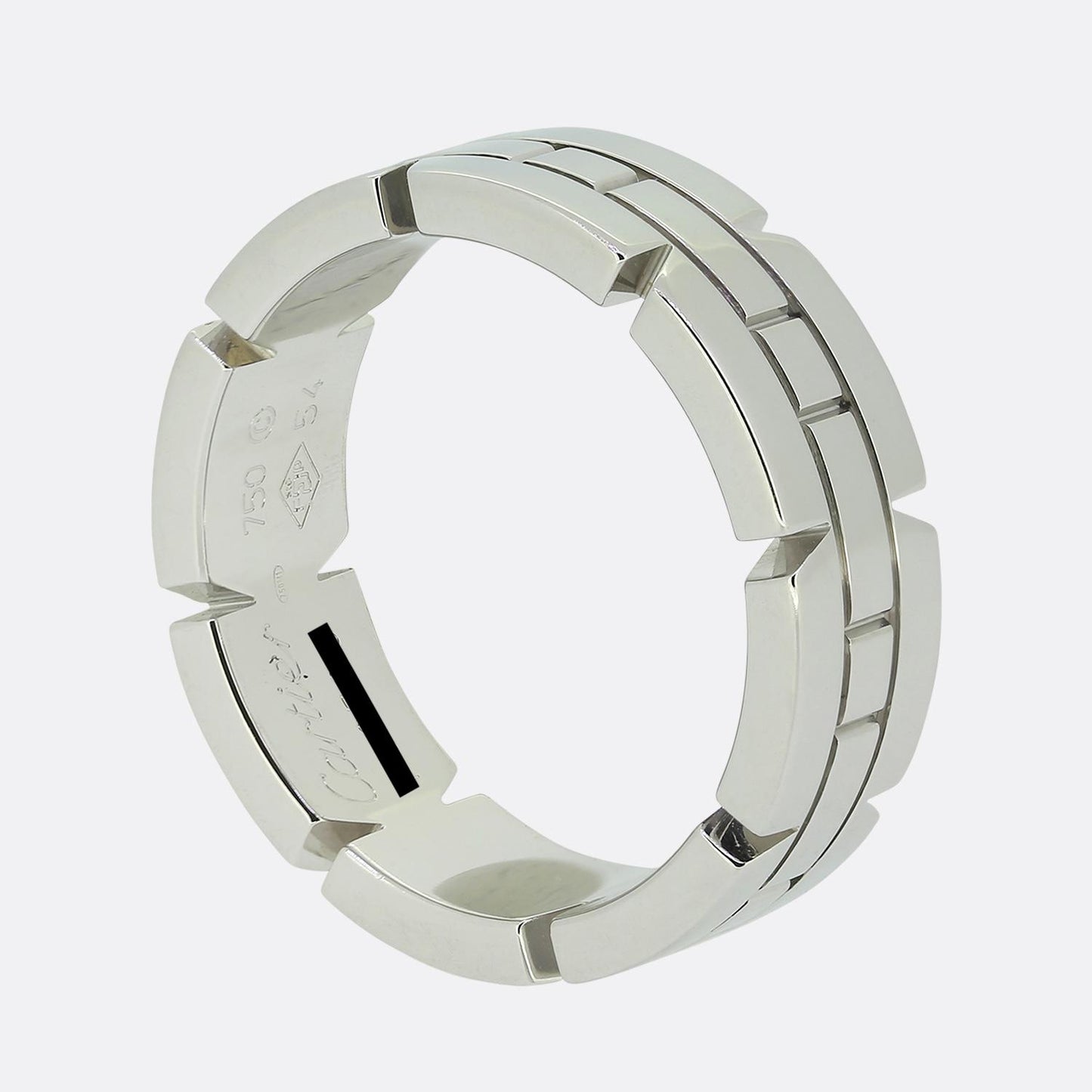 Cartier Tank Band Ring Size N (54)