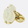 Chanel White Agate Camélia Ring