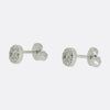 Hearts on Fire Fulfillment Diamond Halo Earrings