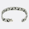 Art Deco Onyx and Diamond Bracelet