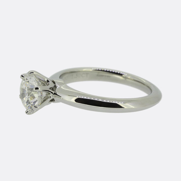 Tiffany & Co. 1.50 Carat Diamond Engagement Ring