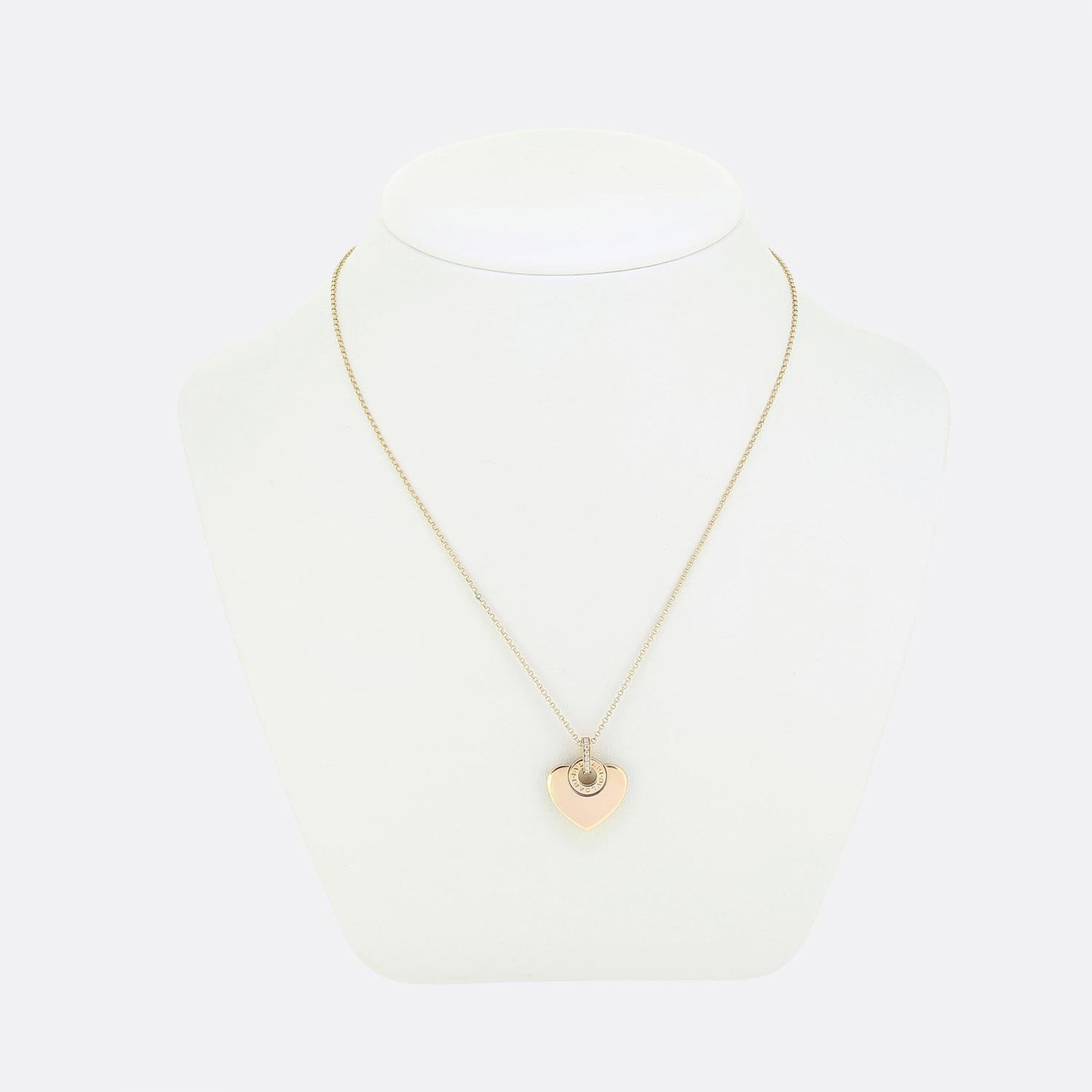 Bvlgari Cuore Diamond Heart Pendant Necklace