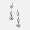 Art Deco 5.03 Carat Diamond Drop Earrings