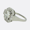 Late Art Deco 1.80 Carat Diamond Ring