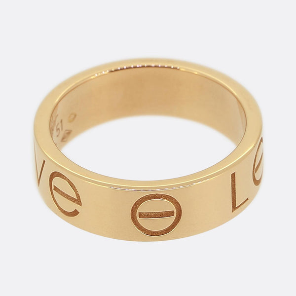 Cartier LOVE Ring Size K 1/2 (51)