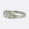Edwardian 2.90 Carat Diamond Five-Stone Ring