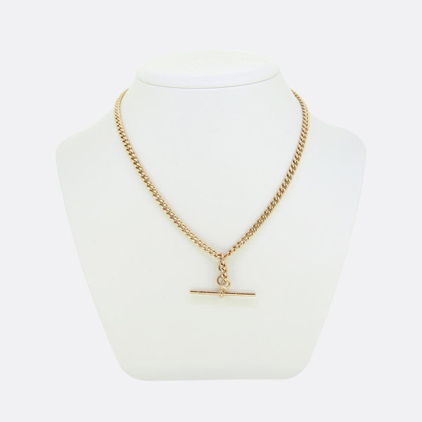 Antique 15ct Gold Albert Chain Necklace