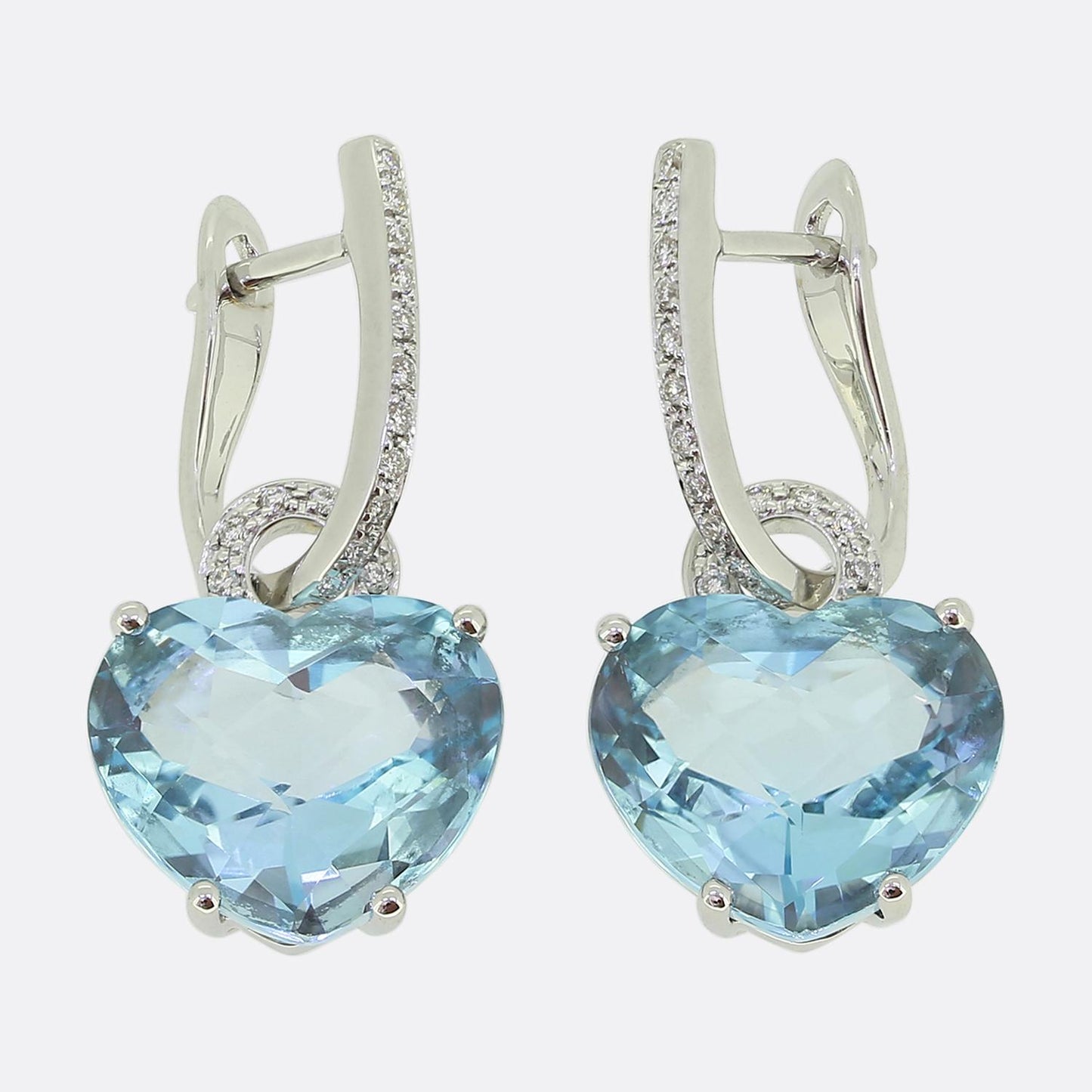 Kiki McDonough Topaz Amethyst and Diamond Detachable Earrings