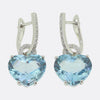 Kiki McDonough Topaz Amethyst and Diamond Detachable Earrings
