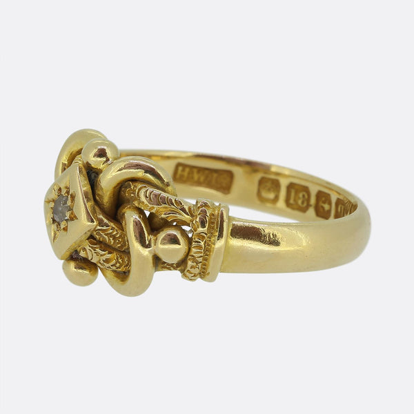 Antique Diamond Knot Ring