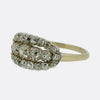 Georgian Old Cut Diamond Three-Row Ring