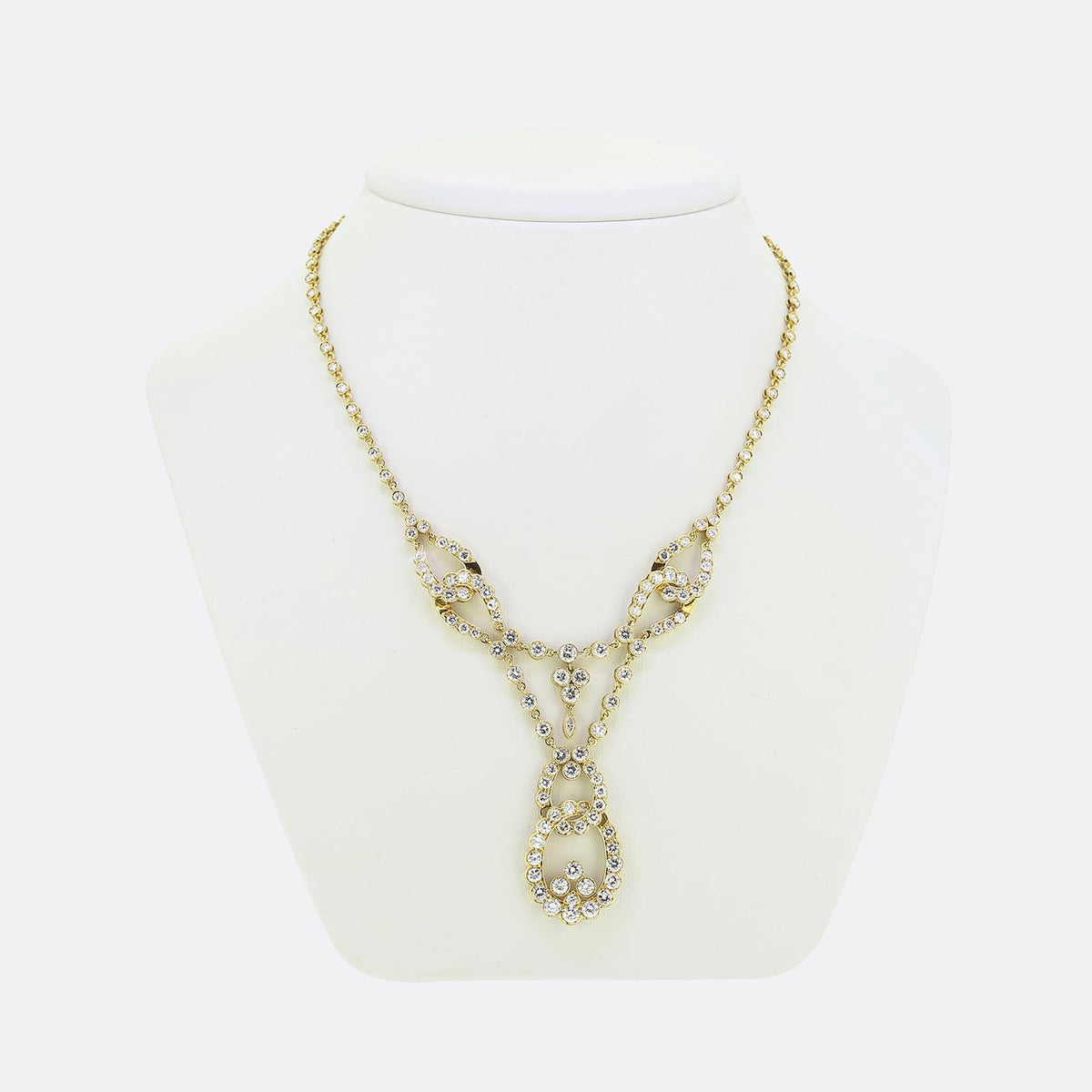 Cartier Vintage Diamond Festoon Necklace