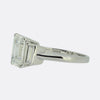 Vintage 2.37 Carat Emerald Cut Diamond Three-Stone Ring