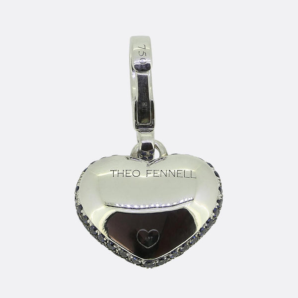 Theo Fennell Sapphire and Diamond Evil Eye Art Pendant