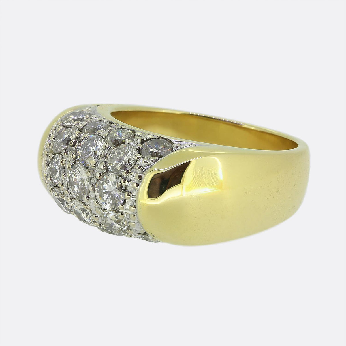 Vintage Pave Diamond Ring