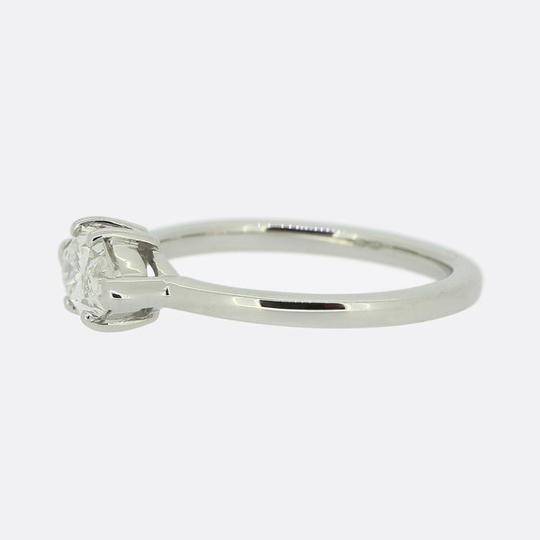 0.75 Carat Marquise Cut Diamond Engagement Ring
