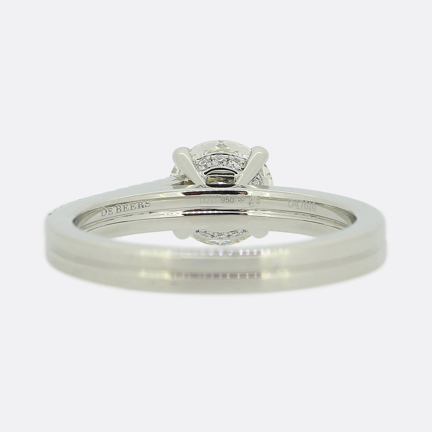 De Beers 1.04 Carat Diamond Promise Solitaire Ring