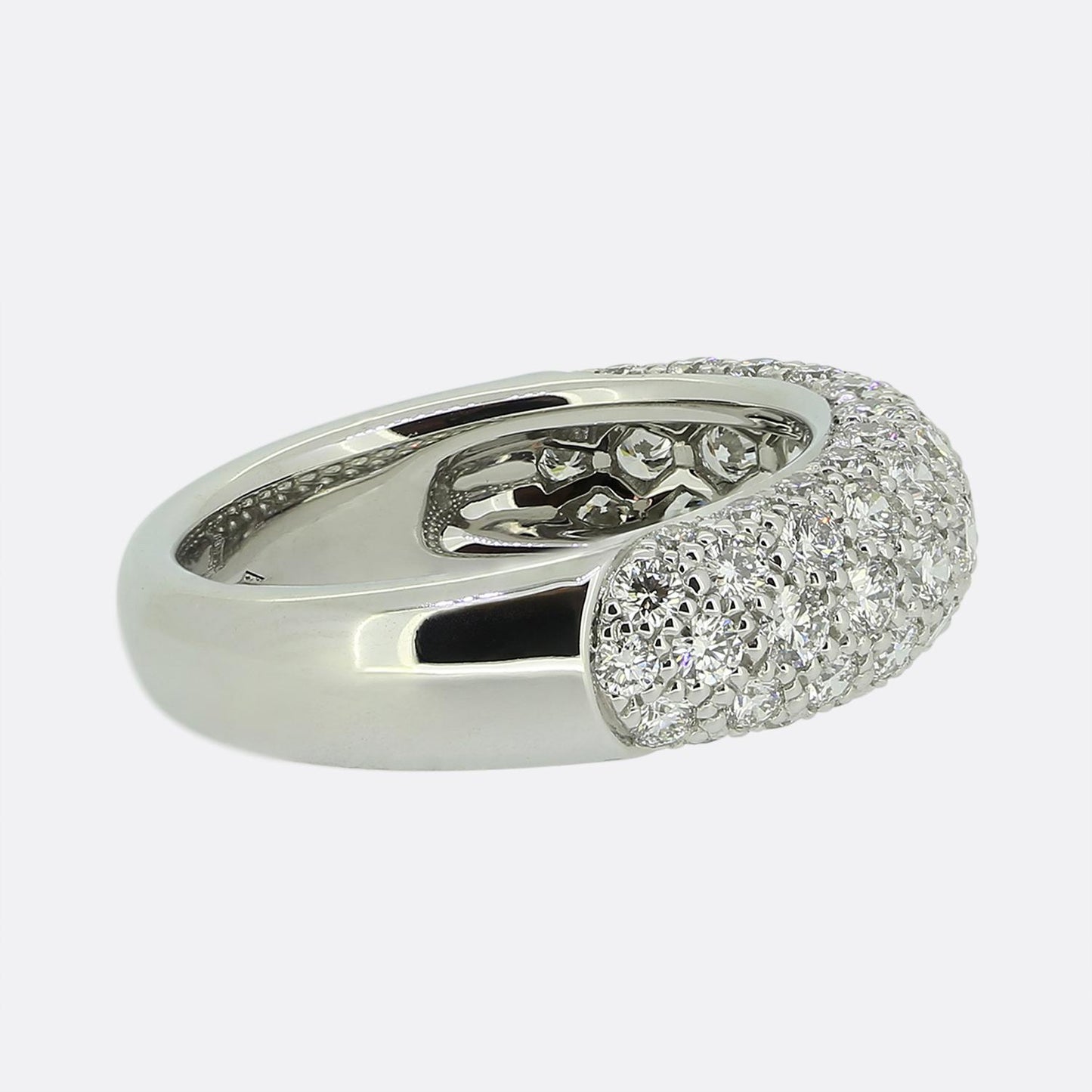 Cartier Pavé Diamond Set Ring