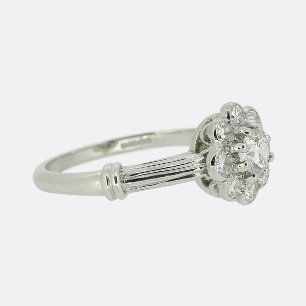 0.25 Carat Diamond Daisy Cluster Ring