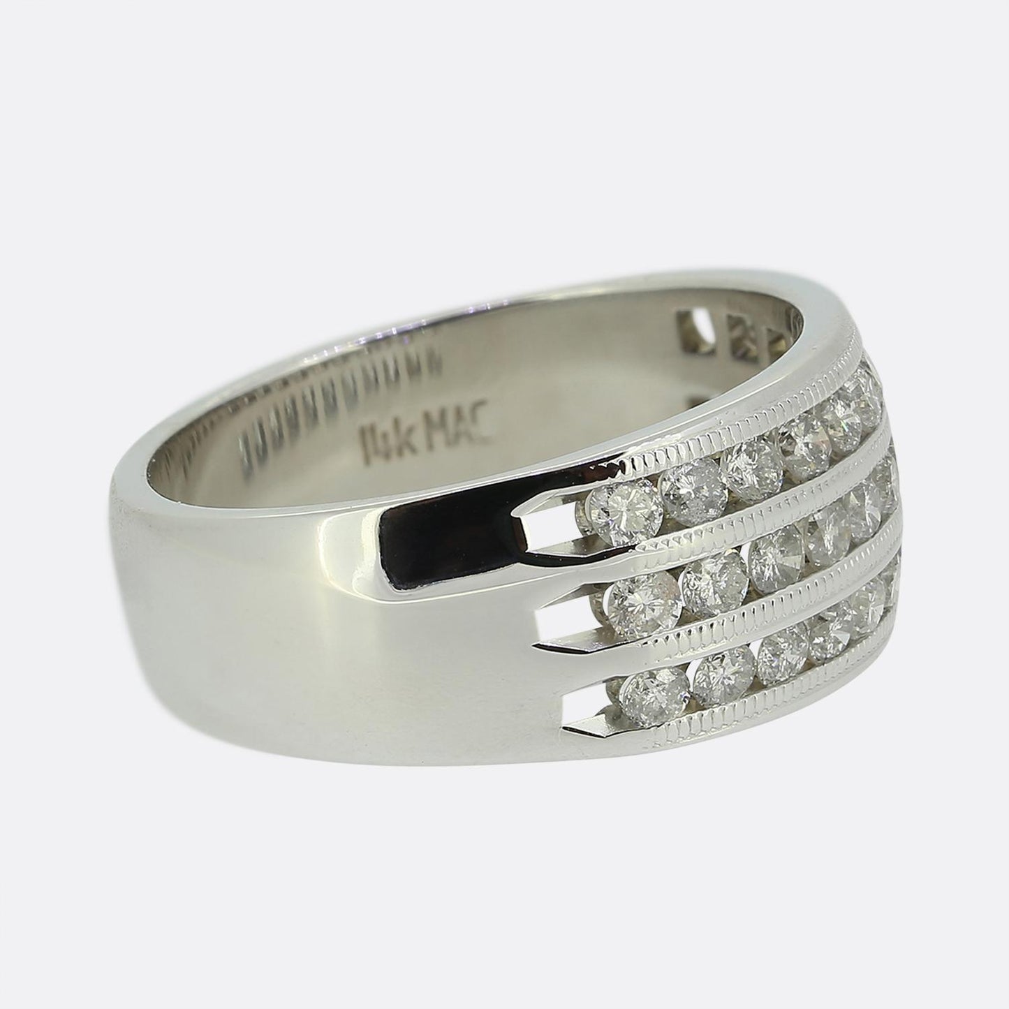 1.00 Carat Triple Layered Diamond Ring