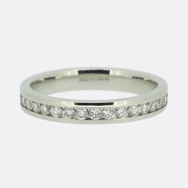 0.80 Carat Diamond Full Eternity Ring Size R (59)