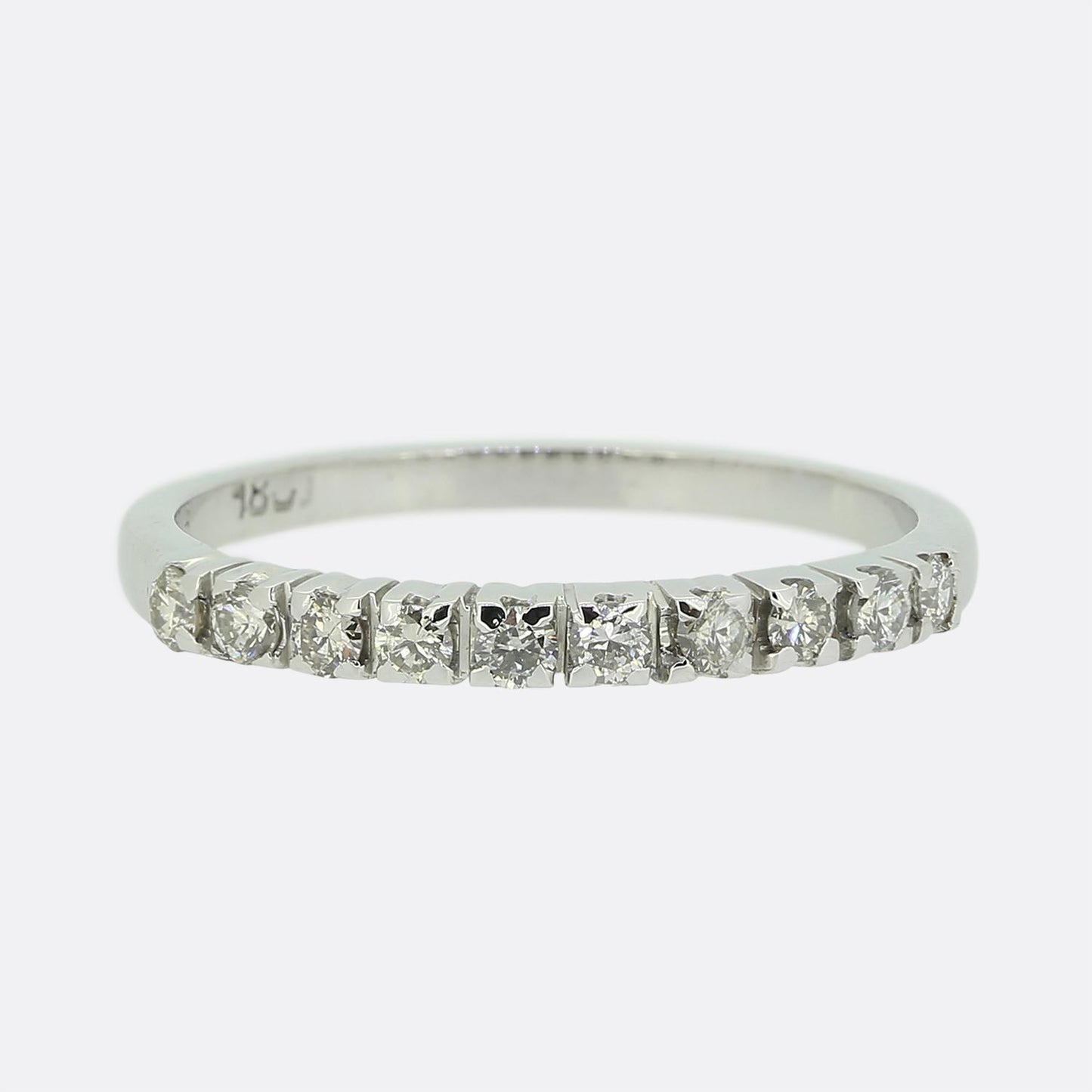 0.30 Carat Diamond Half Eternity Ring