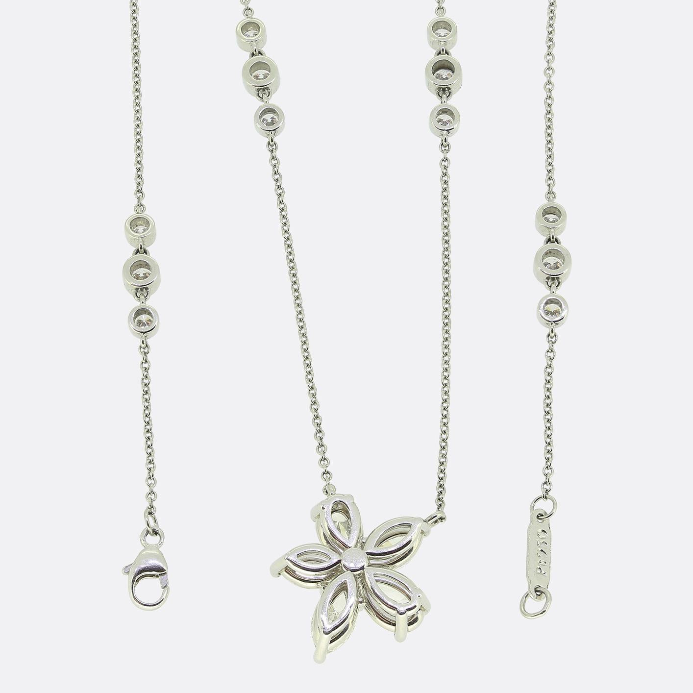 Tiffany & Co. Mixed Cluster Diamond Victoria Necklace