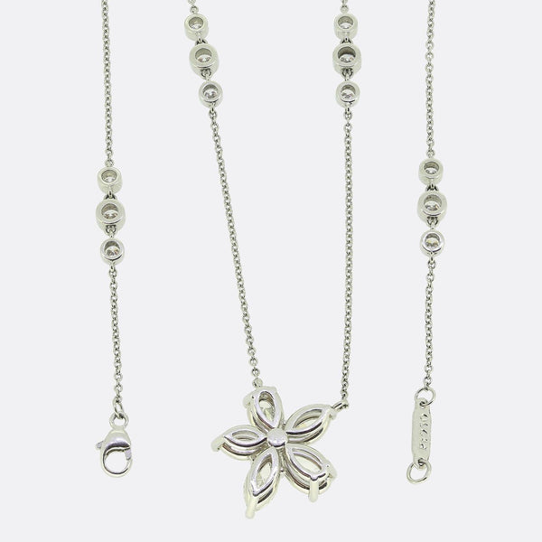Tiffany & Co. Mixed Cluster Diamond Victoria Necklace