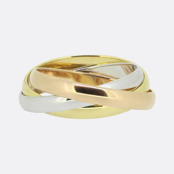 Cartier Trinity Band Ring - Small Model Size L (51)