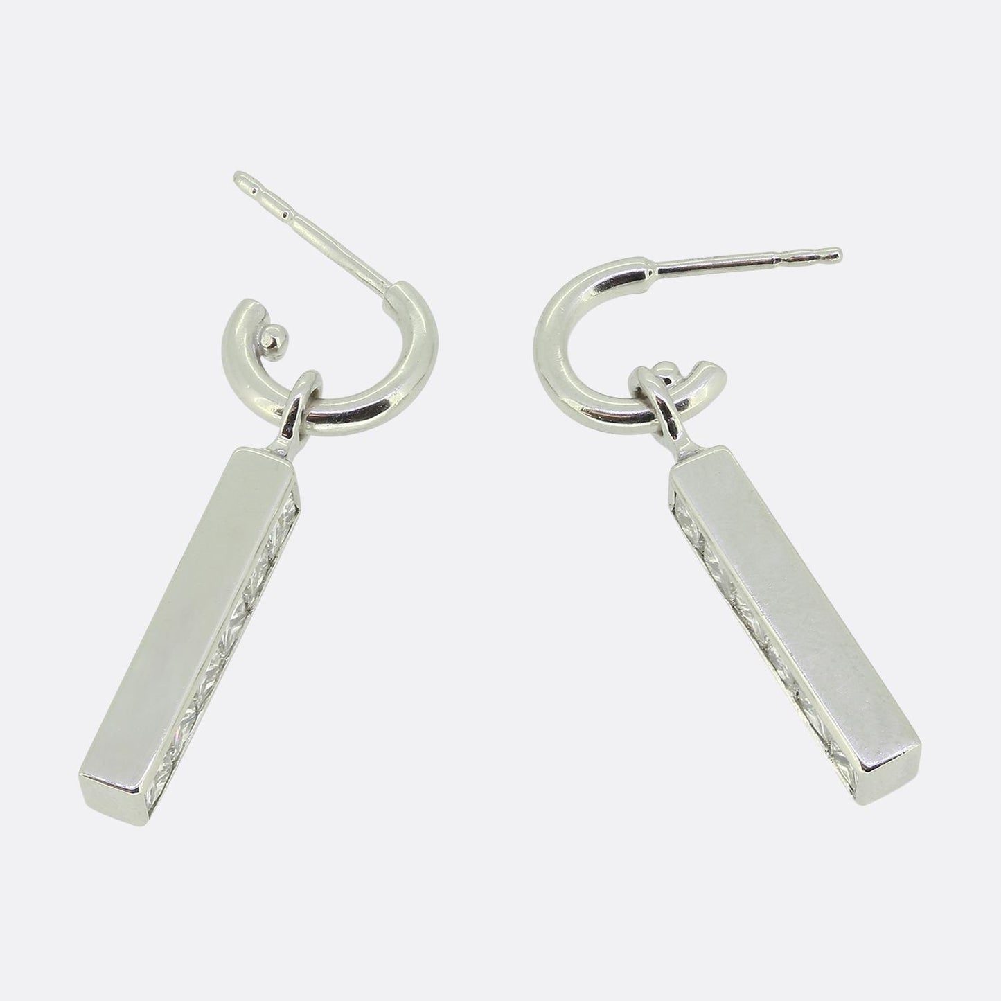 Theo Fennell Diamond Strip Earrings