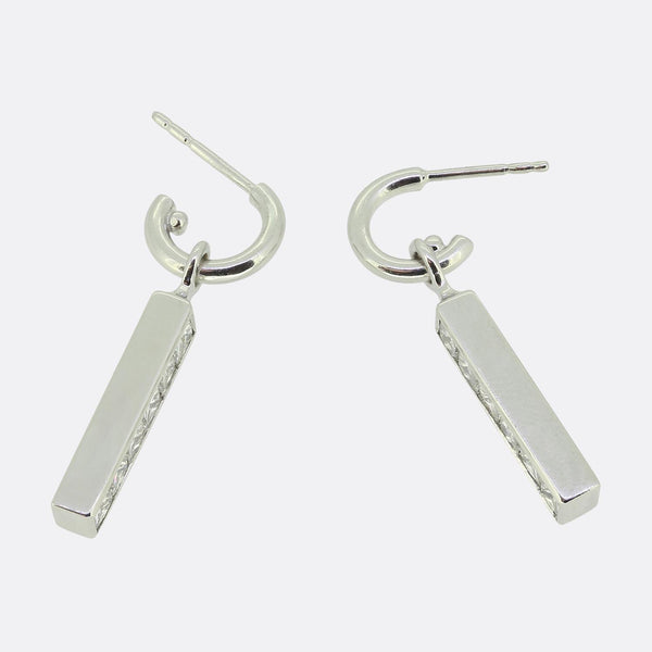 Theo Fennell Diamond Strip Earrings