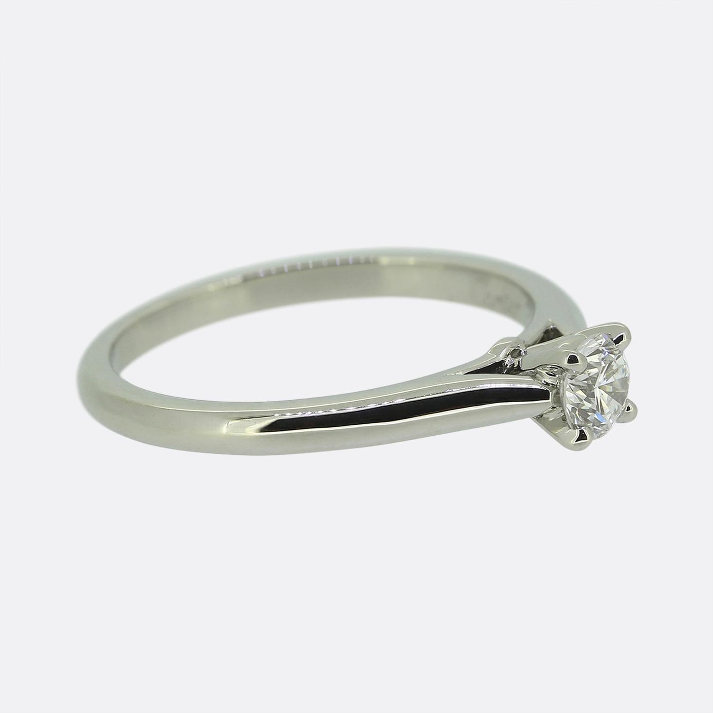Cartier 0.20 Carat Diamond Solitaire Ring