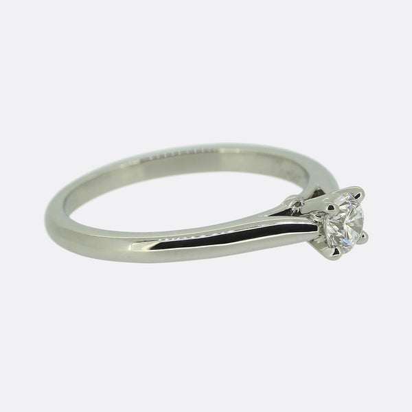 Cartier 0.20 Carat Diamond Solitaire Ring