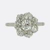 Antique Diamond Cluster Ring