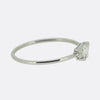 0.65 Carat Trapezoid-Cut Diamond Solitaire Ring
