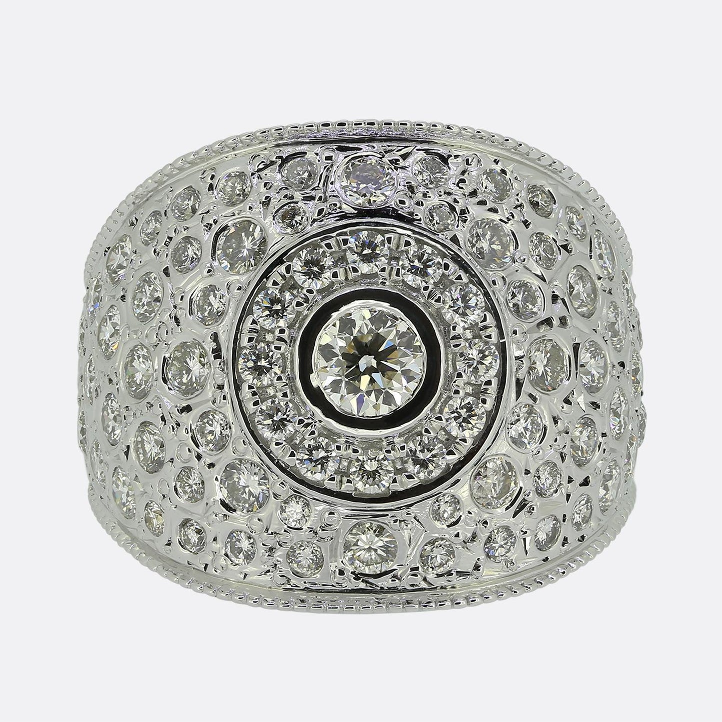 Vintage 2.00 Carat Diamond Dress Ring