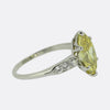 Tiffany & Co. Antique 1.57 Carat Fancy Vivid Yellow Diamond Engagement Ring