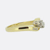 Vintage Two-Stone Diamond Crossover Ring