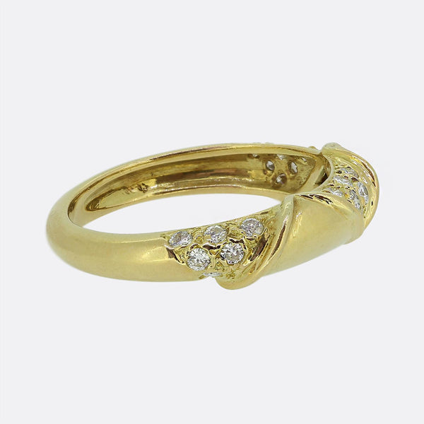 Boucheron Pavé Diamond Set Band Ring